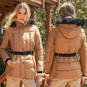 Belted Puffer Jacket